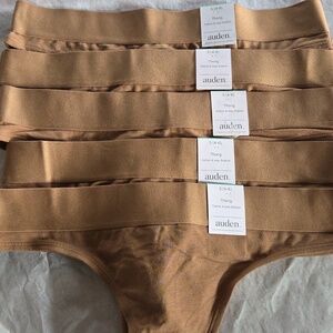 Auden 5 Brown Thong Underwear Size Small (4-6)New